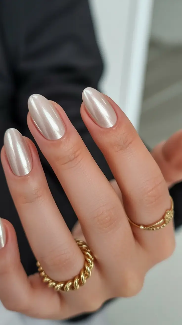 trendy winter nails 2025 2026 Pearl Eclipse