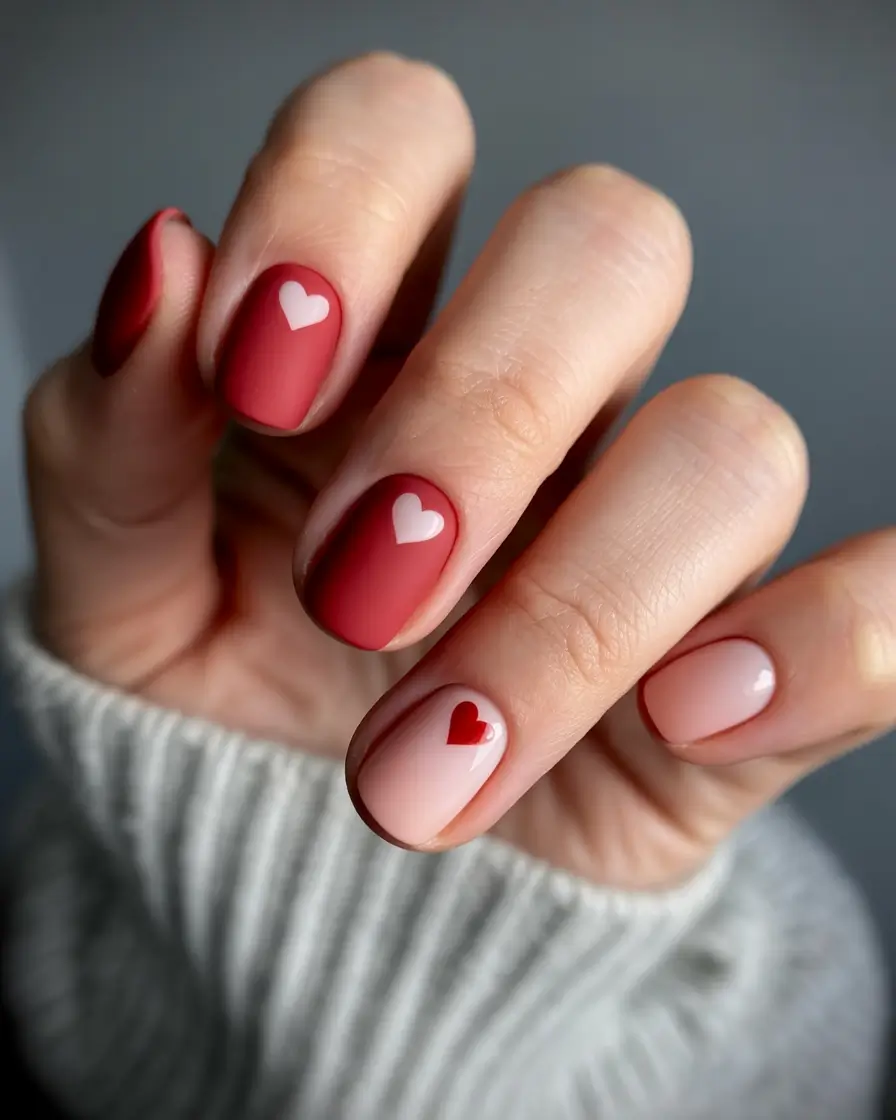 trendy winter nails 2025 2026 Velvet Hearts