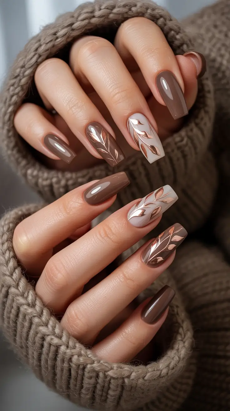 trendy winter nails 2025 2026 Mocha Velvet