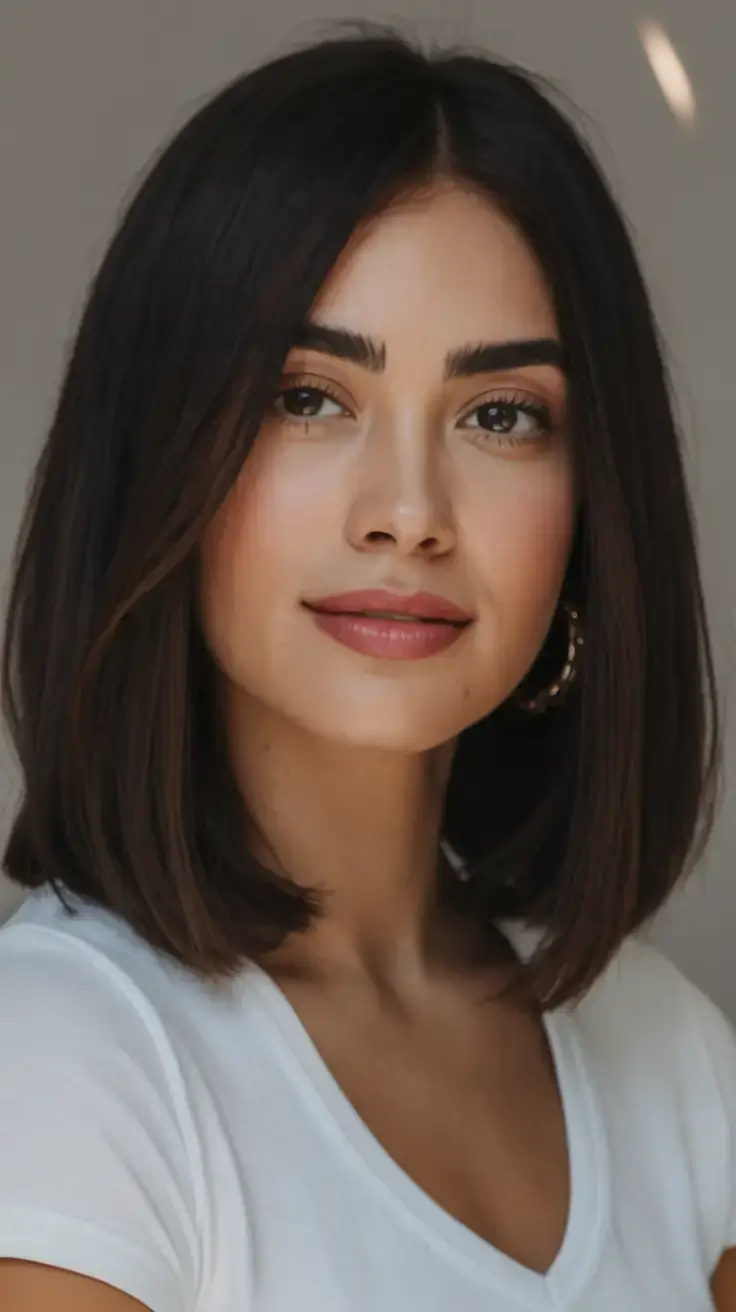 winter bob haircuts ideas 2025 202611 Classic Glossy Bob