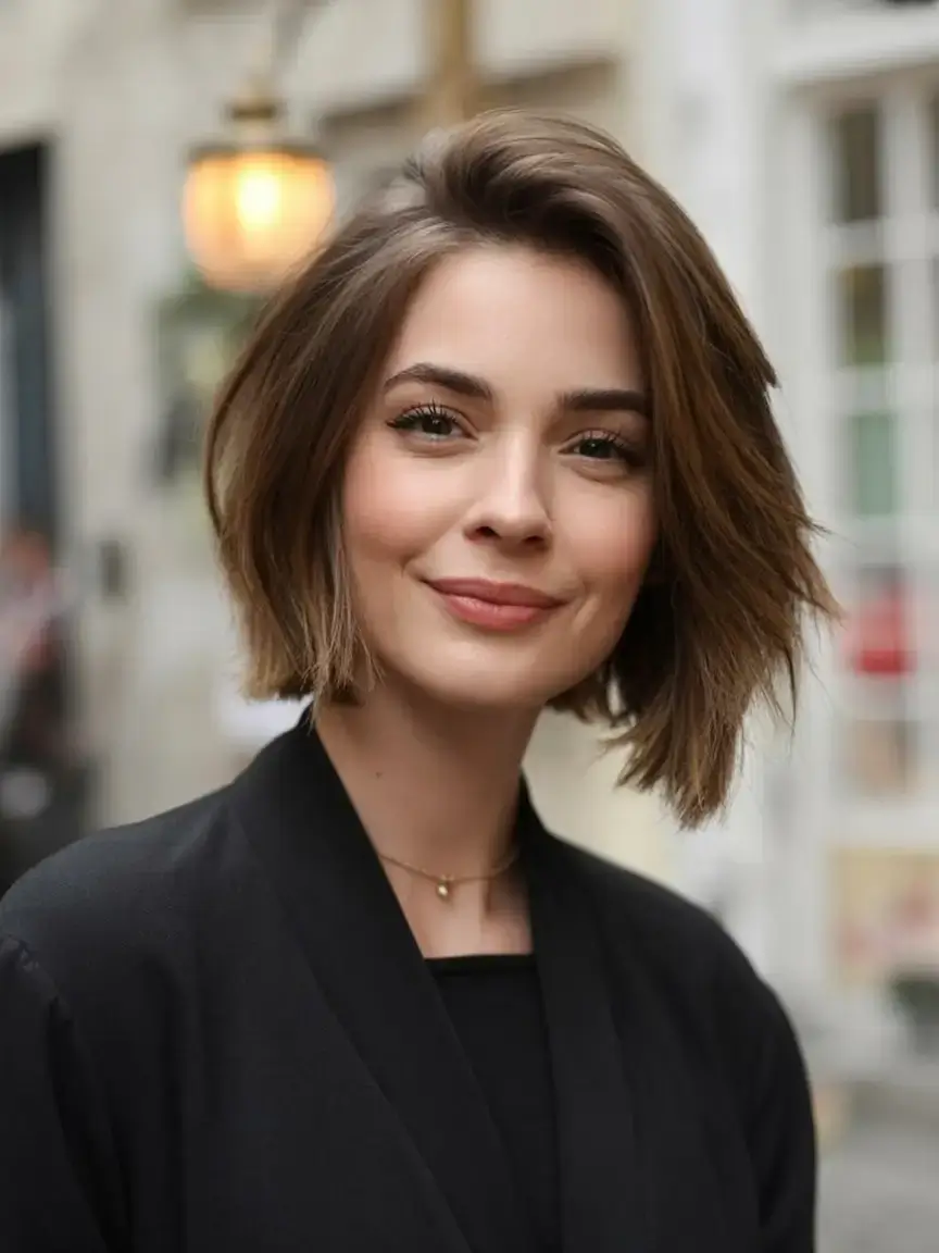 winter bob haircuts ideas 2025 202624 City Chic Bob