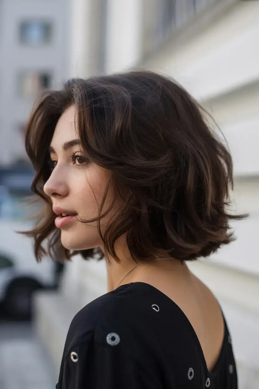 winter bob haircuts ideas 2025 20265 Textured Winter Bob