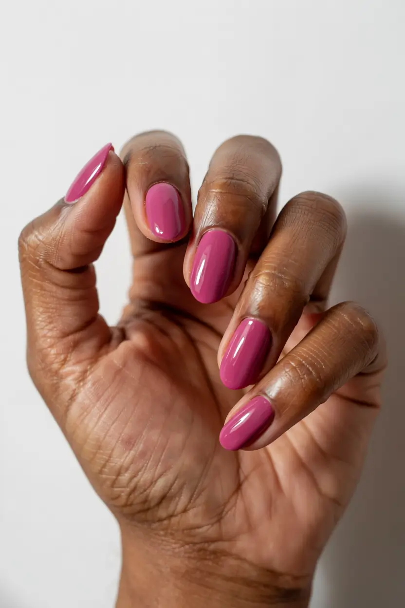 winter color nails ideas 2025 2026 Winter Rose Revival