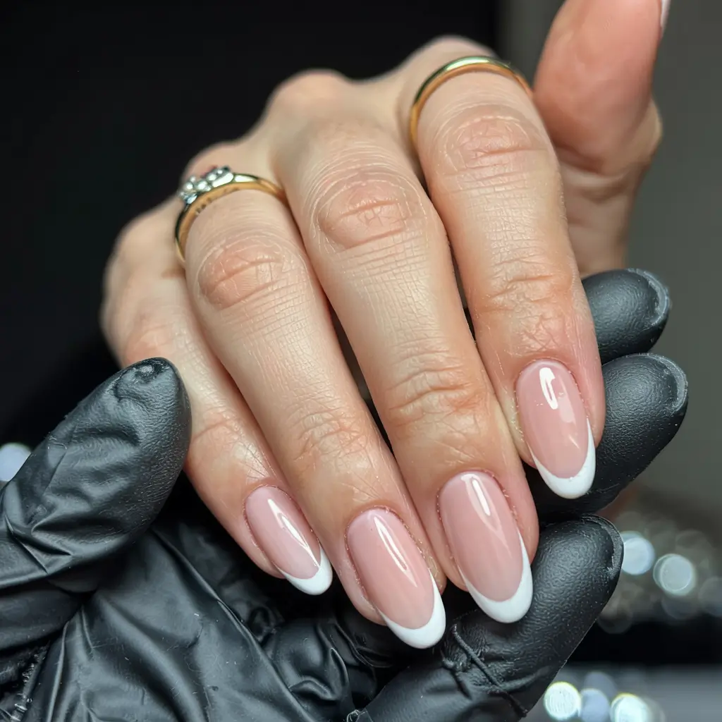 winter french tip nails 2025 2026 Polished Perfection