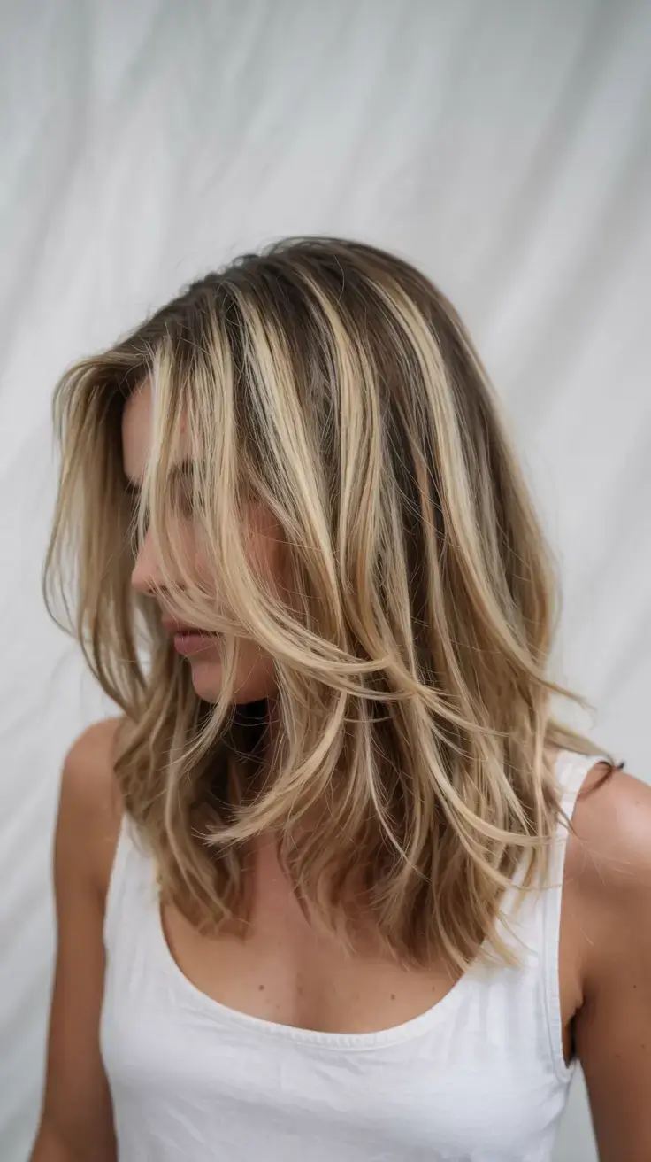 winter haircuts and colors ideas 2025 2026 Honey Blonde Dimension