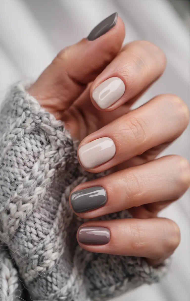 winter manicure colors 2025 2026 Wool and Clay