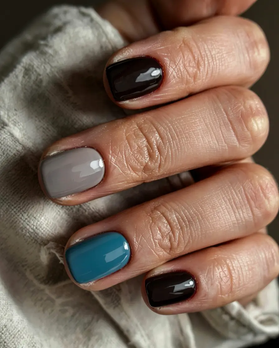 winter manicure colors 2025 2026 Modern Mosaic