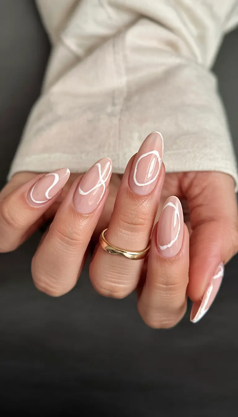 winter nail inspo 2025 2026 Whisper Lines