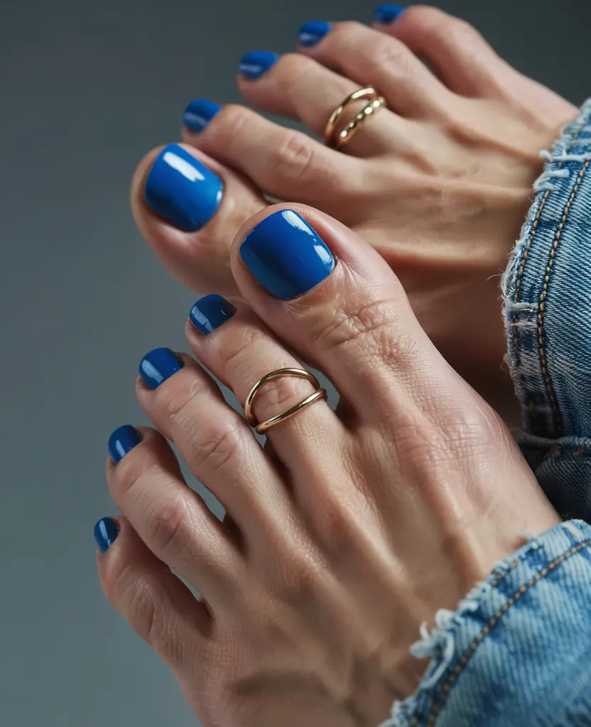 winter nails toe ideas 2025 2026 Midnight Wave