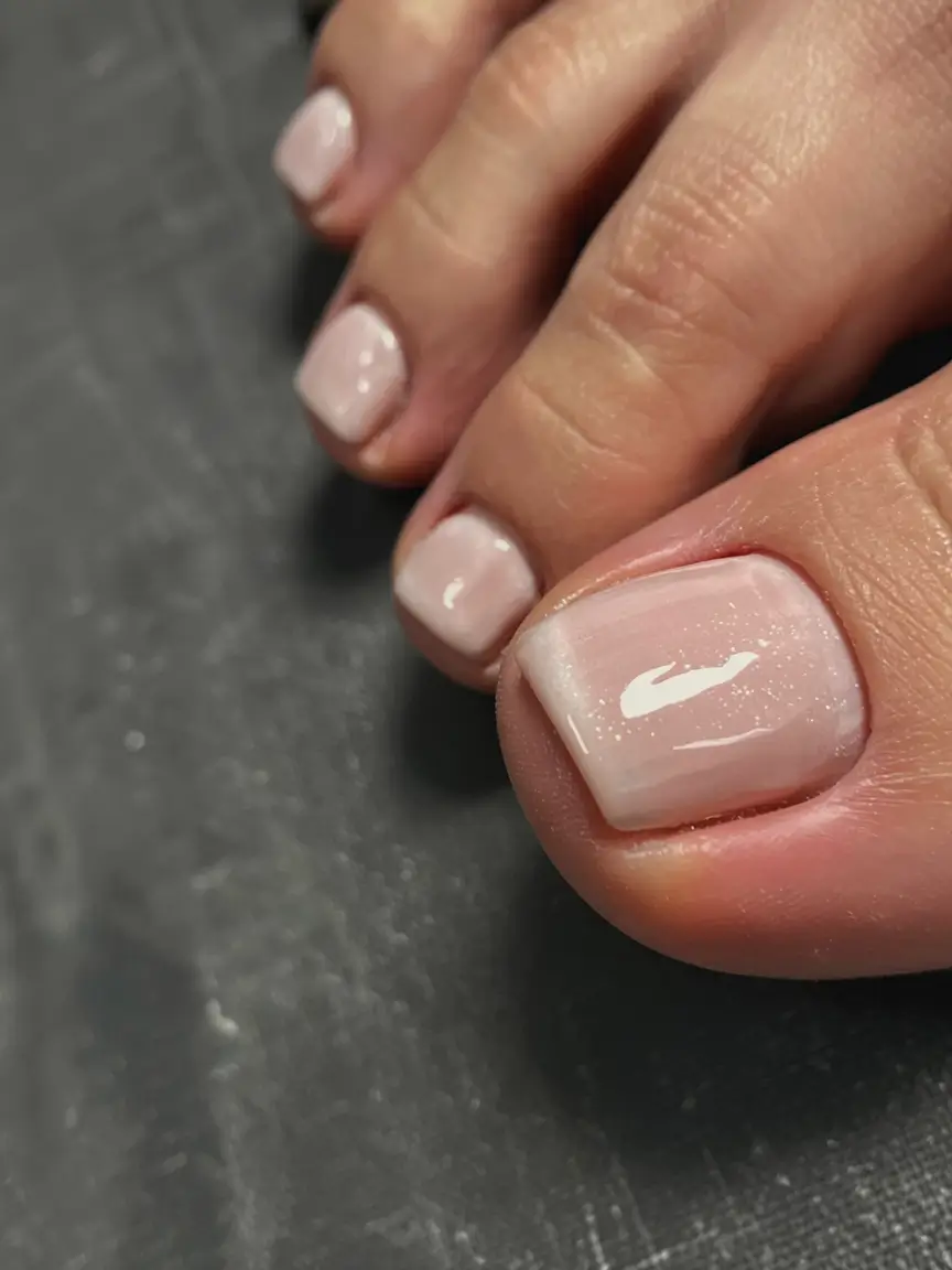 winter nails toe ideas 2025 2026 Whispering Blush