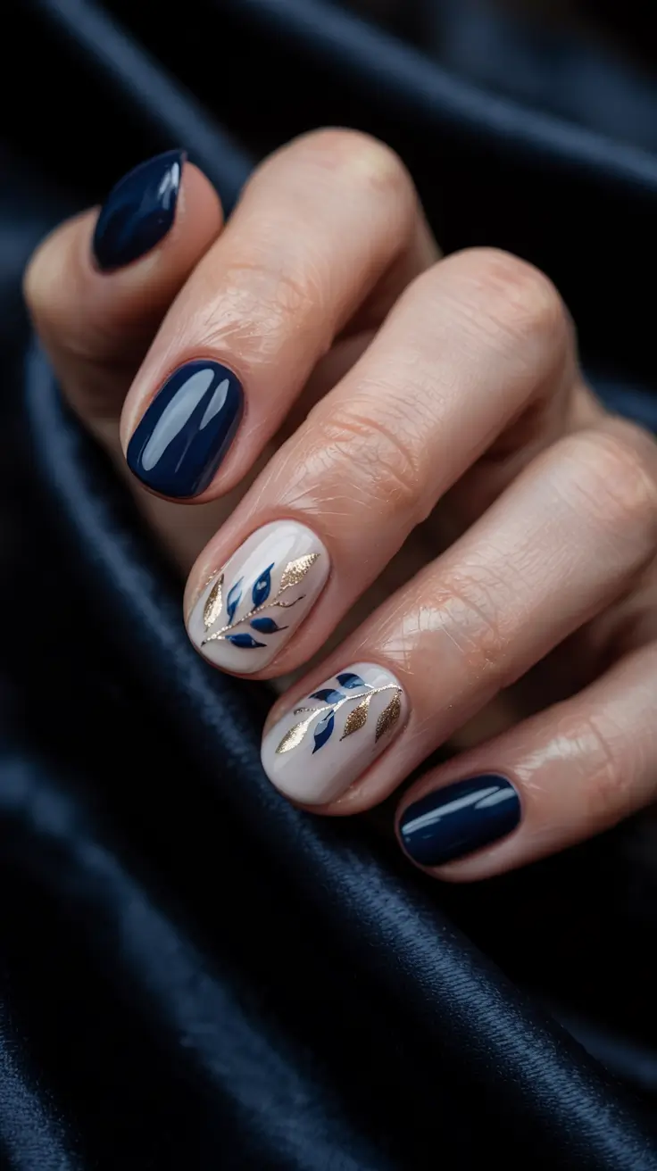 winter nails trends ideas 2025 2026 Midnight Garden