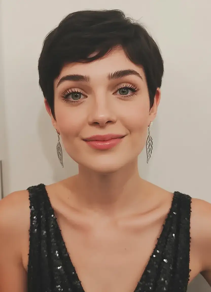 winter pixie haircuts ideas 2025 2026 Classic Short Pixie With Feminine Details