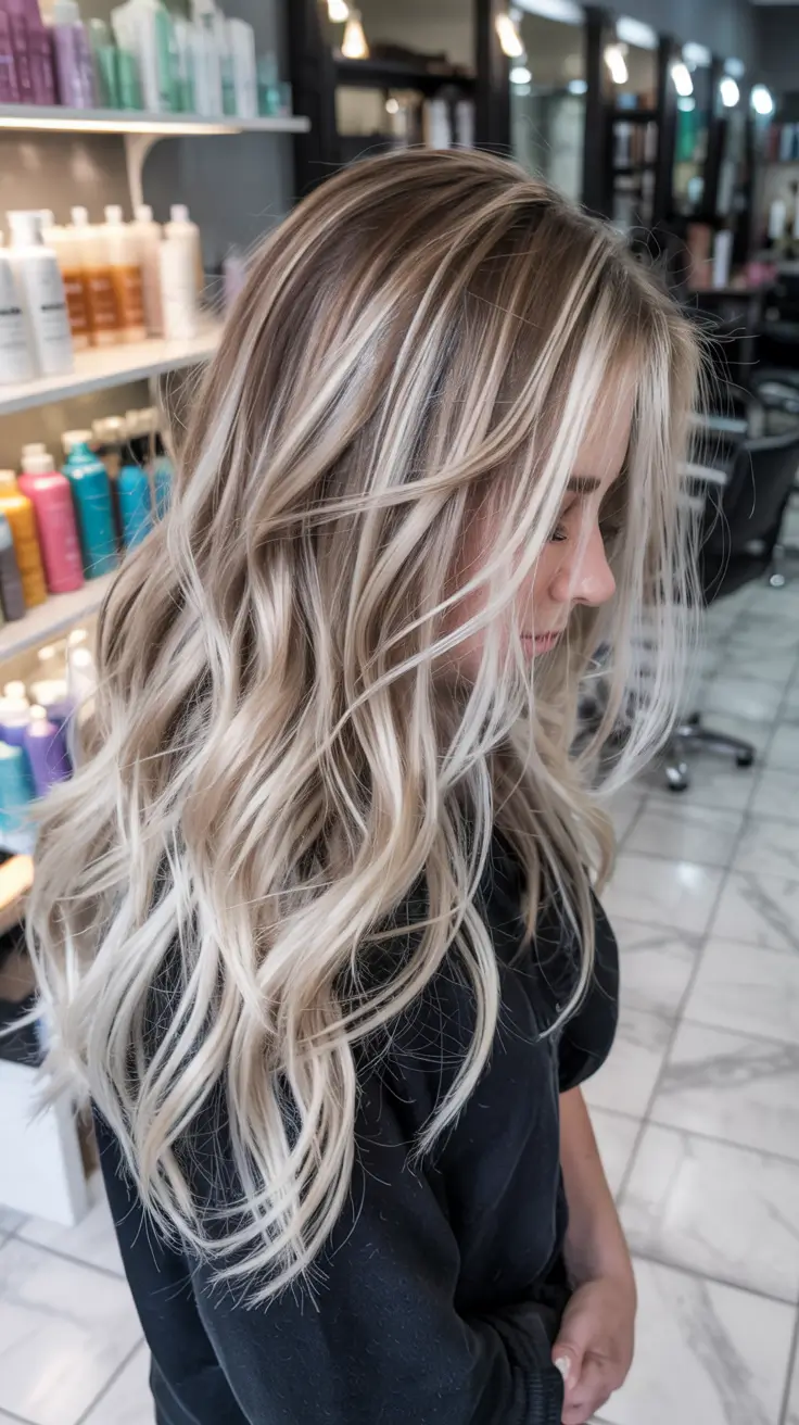 ash blonde hair color 2026+Creamy Ash Blonde with Root Shadow