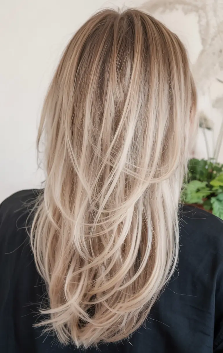ash blonde hair color 2026+Feathered Blonde with Whispered Tones