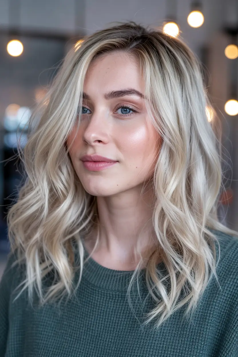 ash blonde hair color 2026+Short and Radiant: Frosted Butter Ash