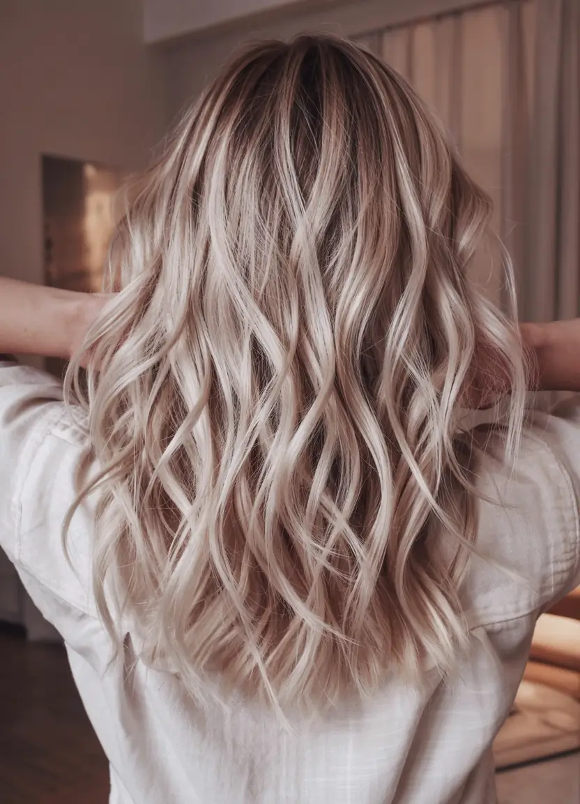 ash blonde hair color 2026+Honey-Toned Ash with Natural Texture