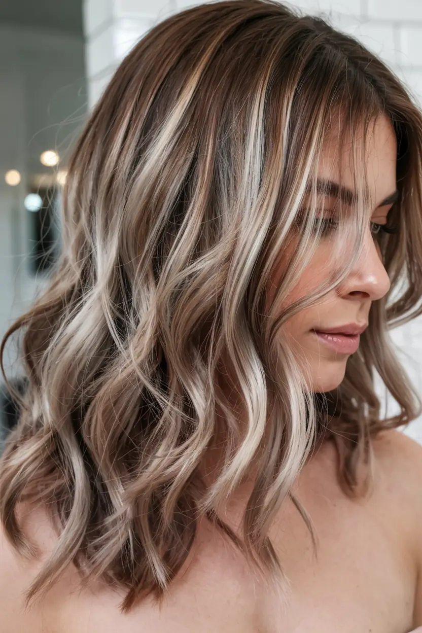 ash brown hair color 2026 Soft Gradient Ash with Whipped Texture
