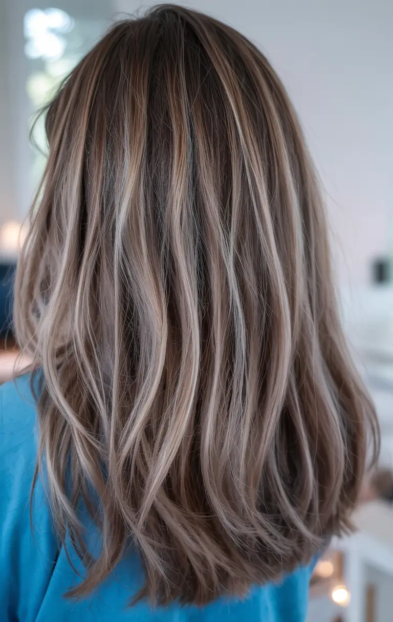 ash brown hair color 2026 Balanced Beige-Ash with Natural Flow
