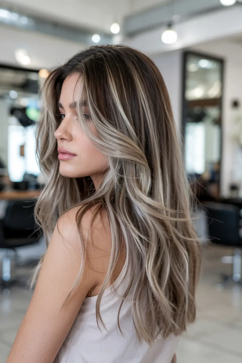 ash brown hair color 2026 Front-Lit Contrast with Fluffy Body