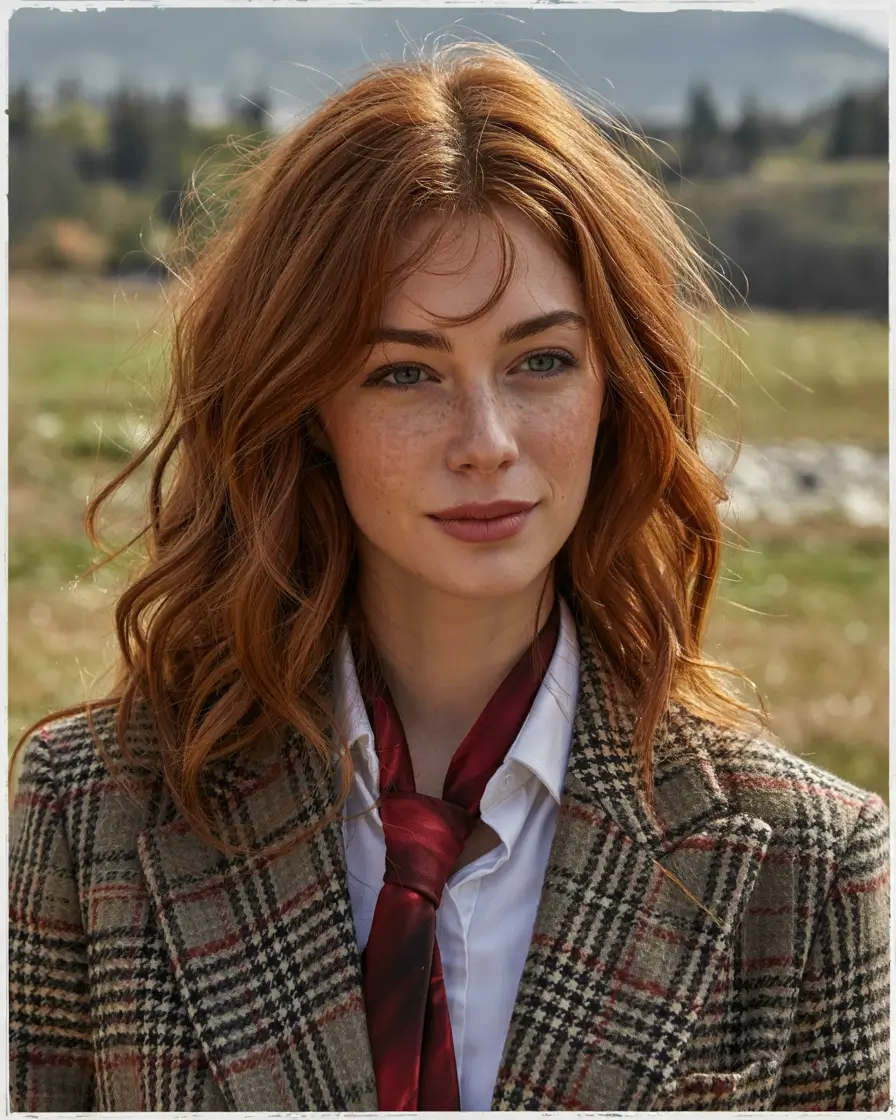auburn hair color ideas 2026 Rustic Copper Auburn for Fresh Outdoor Energy