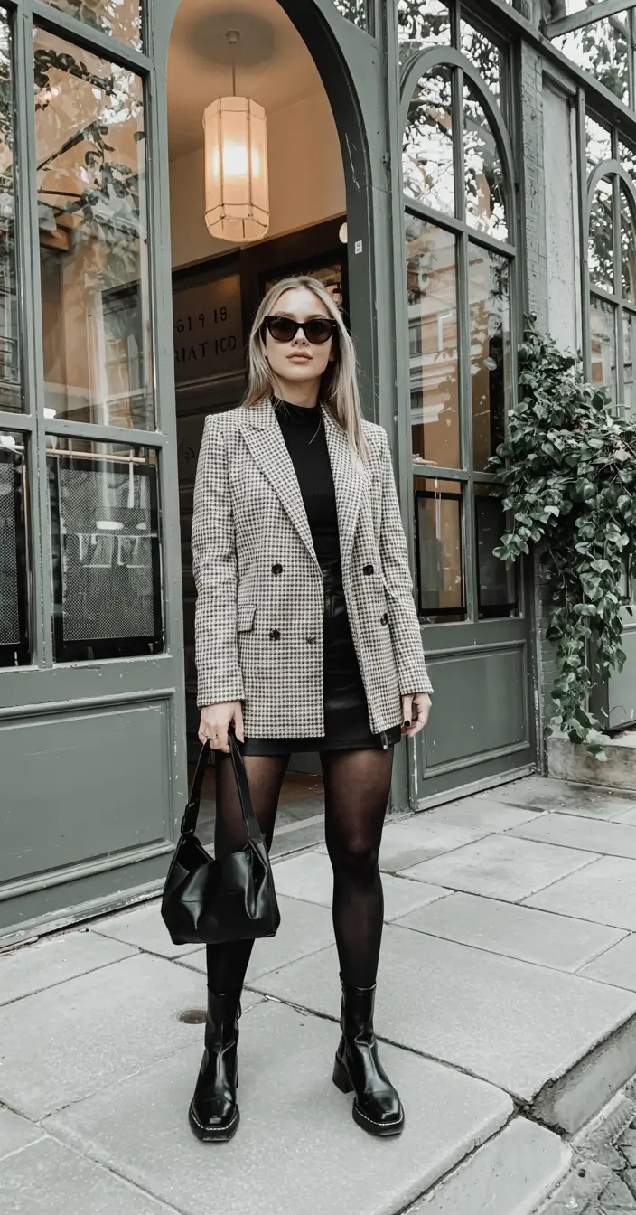 Best brunch outfits 2026 Modern Neutral Layers with a Tailored Edge