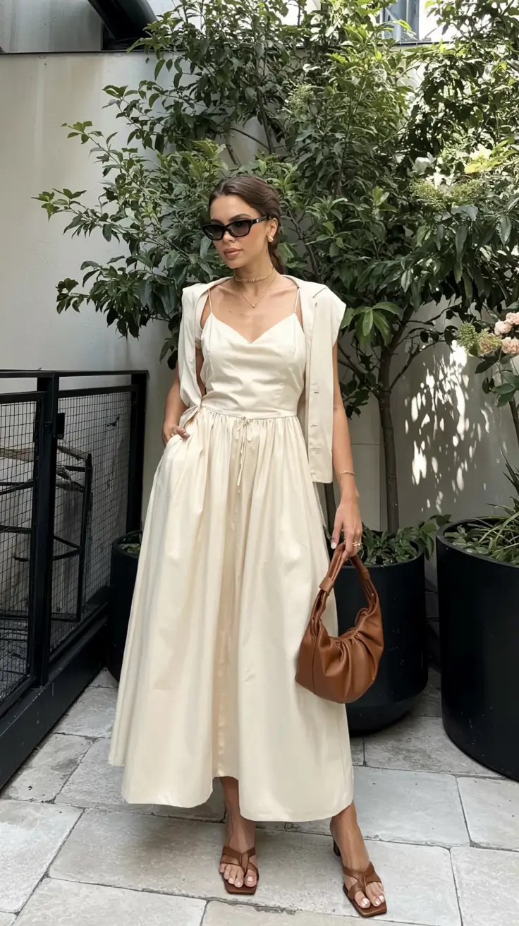 Best brunch outfits 2026 Soft Cream Tones with Effortless Elegance