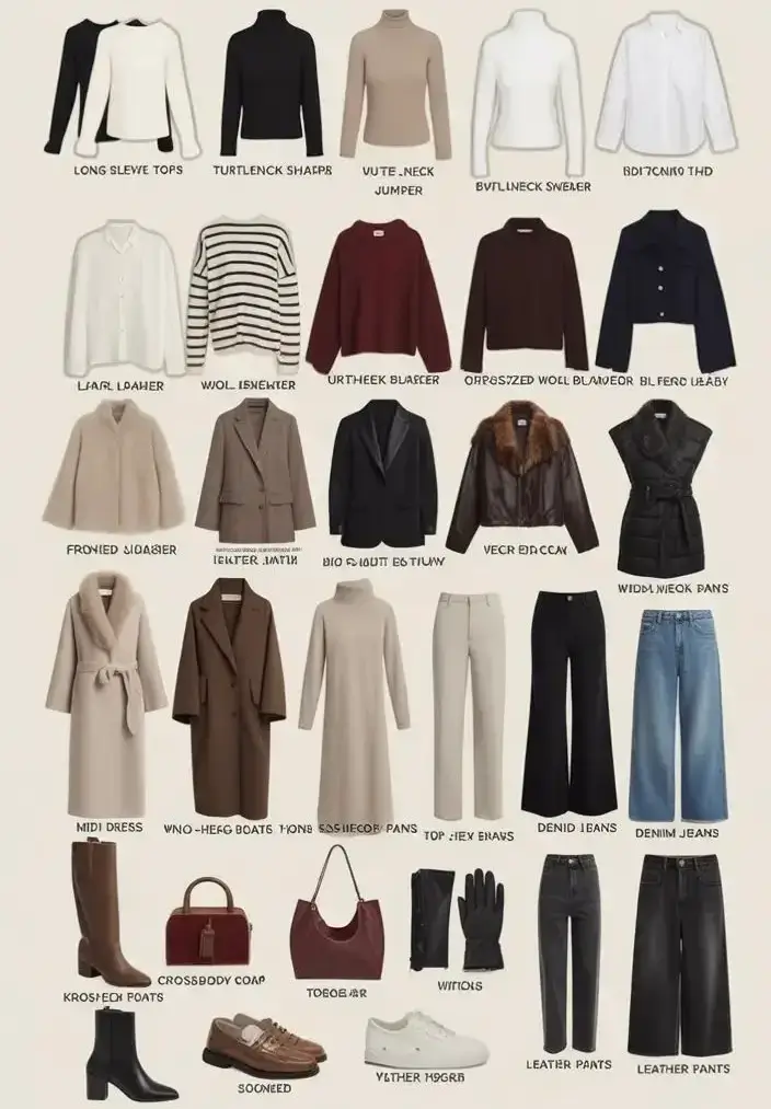Best capsule wardrobe outfits 2026 Winter Luxe