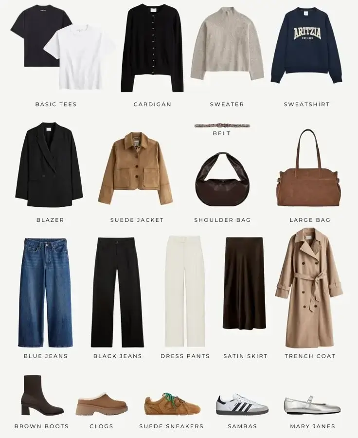 Best capsule wardrobe outfits 2026 Neutral Comfort