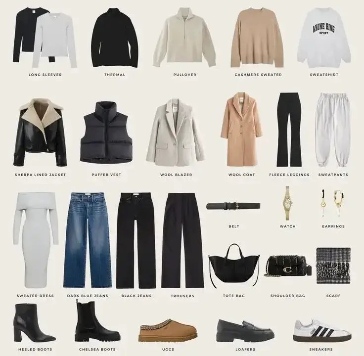 Best capsule wardrobe outfits 2026 Cozy Utility