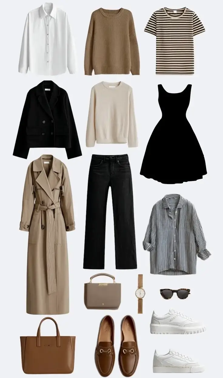 Best capsule wardrobe outfits 2026 Parisian Layers