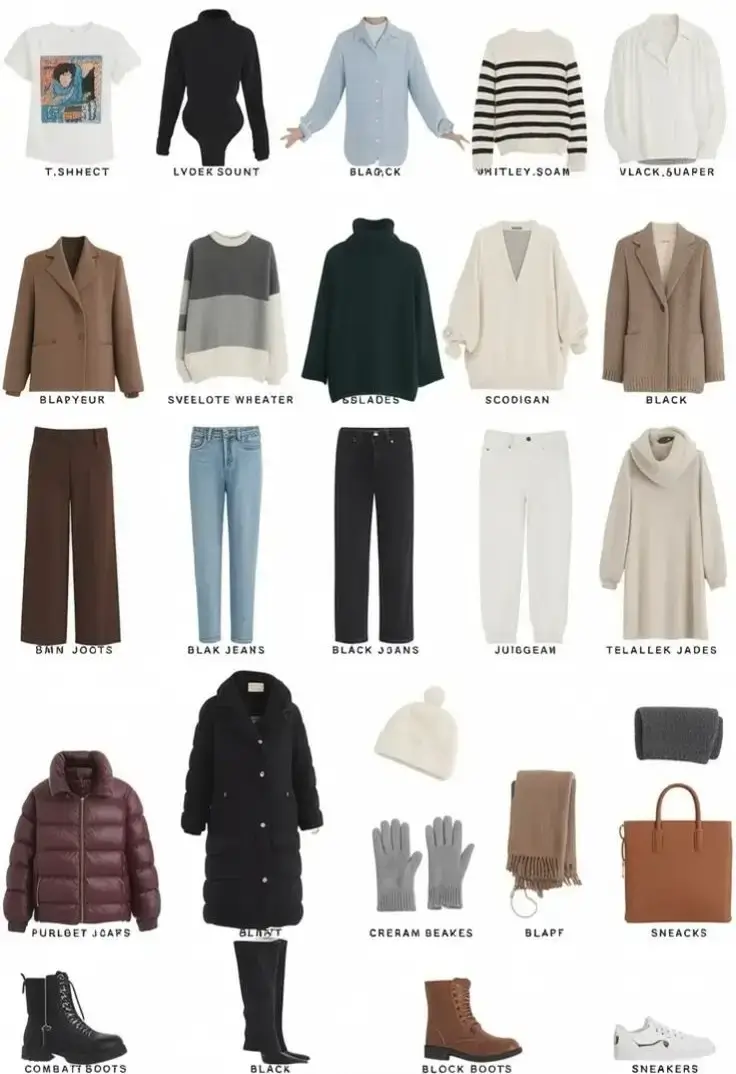 Best capsule wardrobe outfits 2026 Textured Neutrals