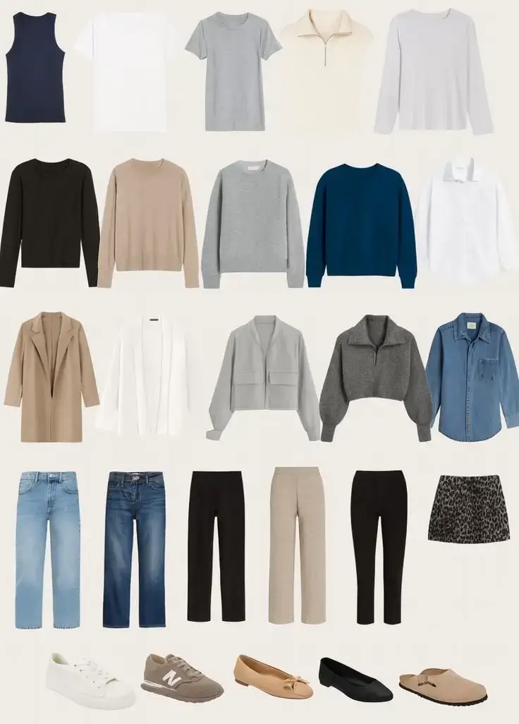 Best capsule wardrobe outfits 2026 Soft Layers
