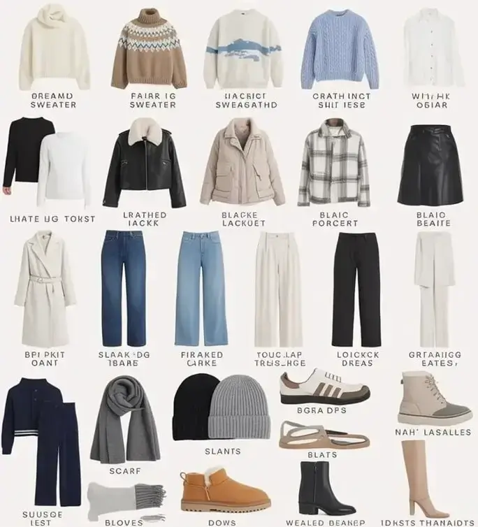 Best capsule wardrobe outfits 2026 Soft Winter Textures