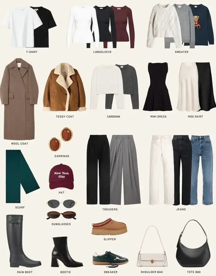 Best capsule wardrobe outfits 2026 Warm Textures