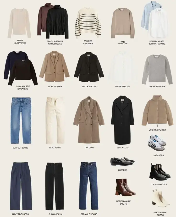 Best capsule wardrobe outfits 2026 Modern Neutrals