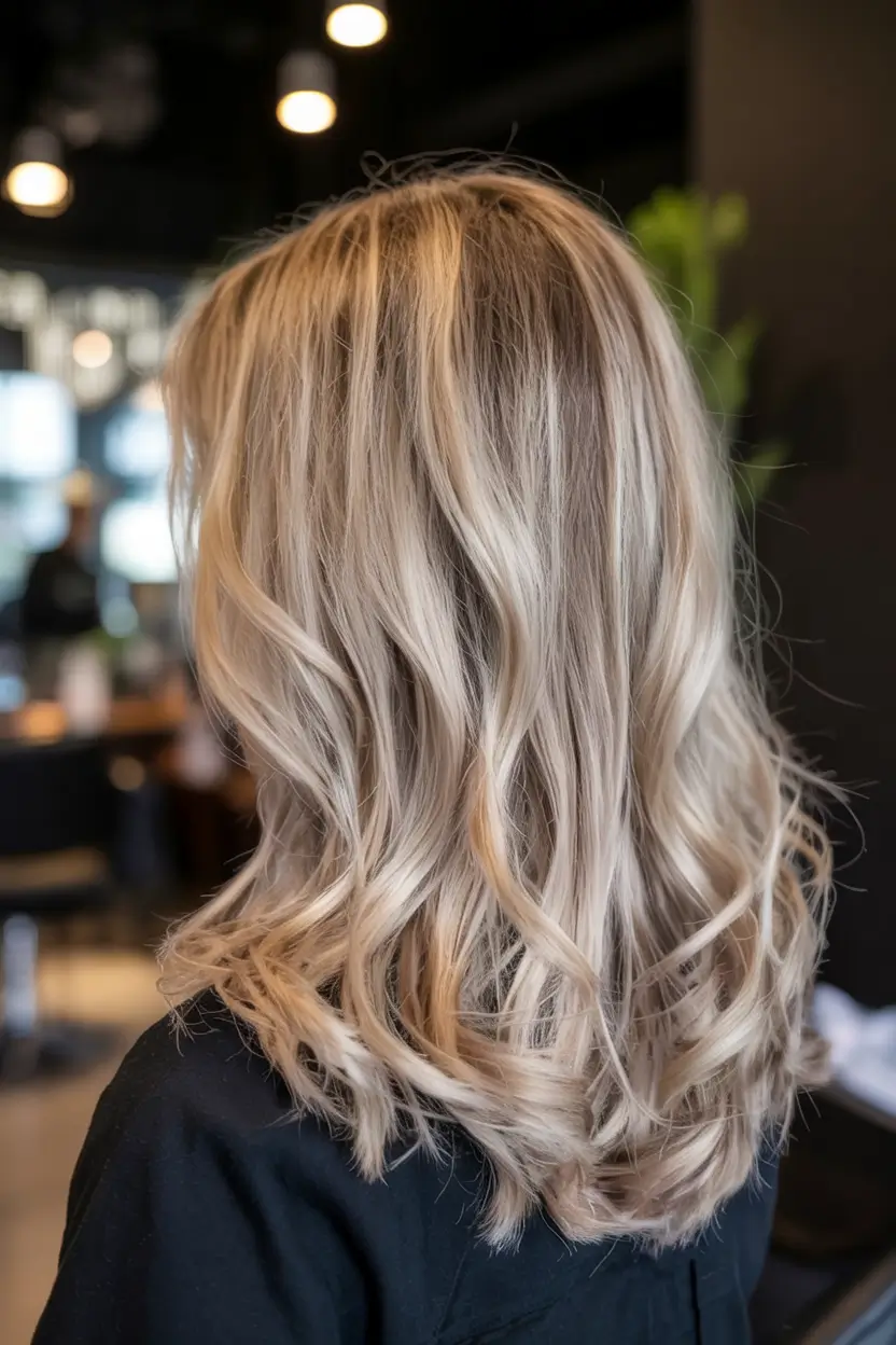 blonde hair color 2026 Textured Honey Blonde with Volume Lift