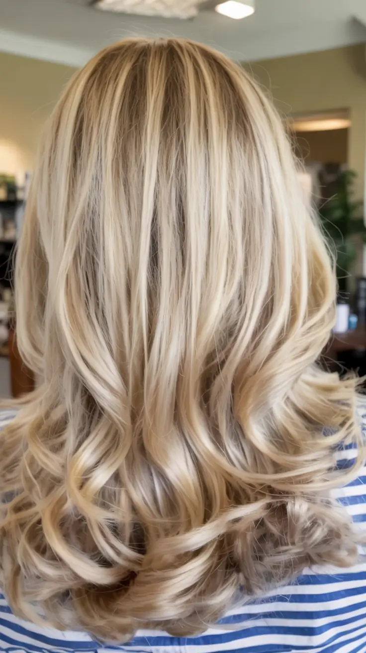blonde hair color 2026 Butter Blonde with Layered Ends