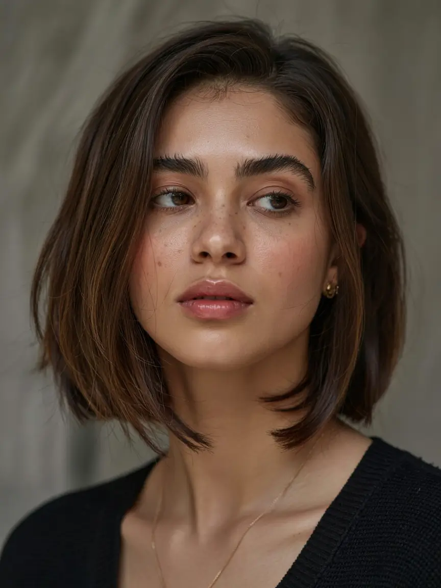 bob haircut ideas 2026 Soft Layers with Feathered Ends
