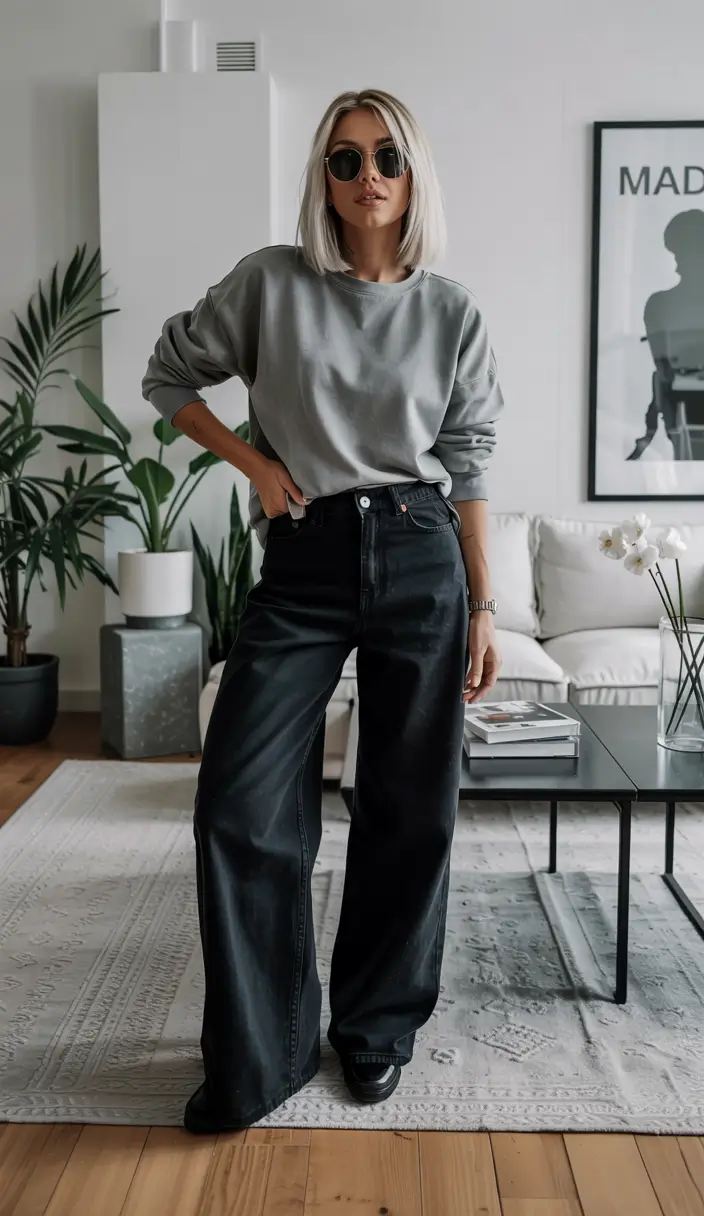 Casual jeans outfits 2026 Charcoal Ease for Modern Days