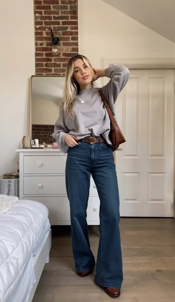 Casual jeans outfits 2026 Muted Neutrals and Everyday Ease