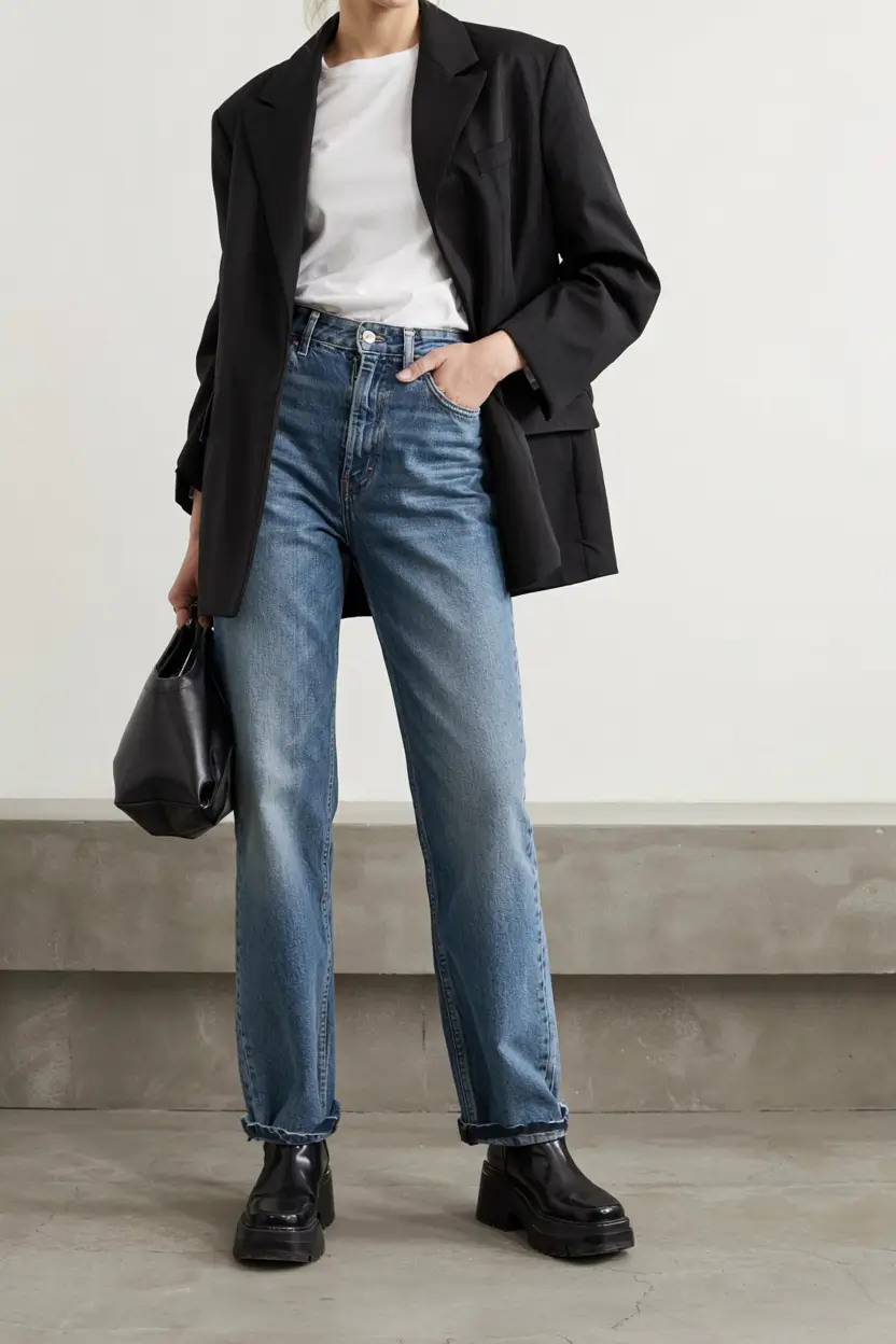 Casual jeans outfits 2026 Tailored Layers and Timeless Strength