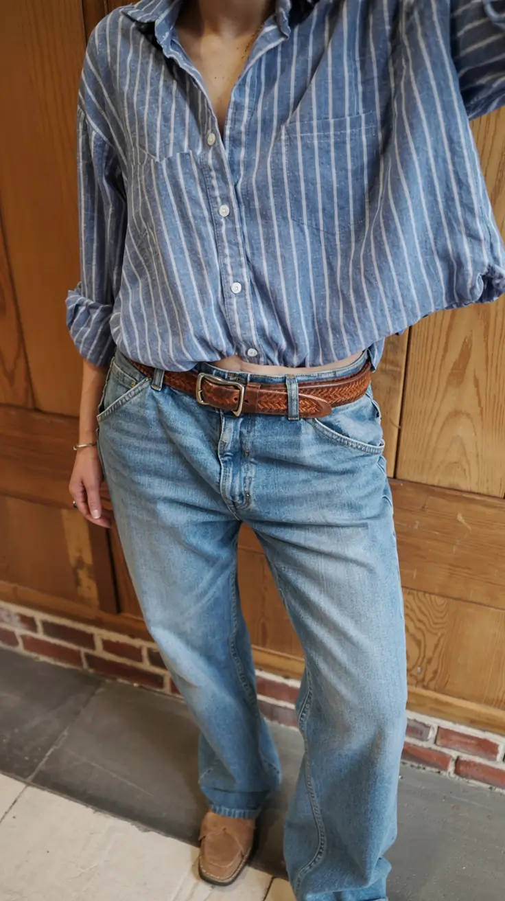 Casual jeans outfits 2026 Stripes, Texture, and Nostalgia