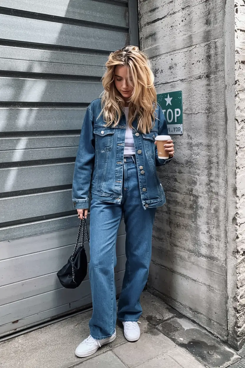 Casual jeans outfits 2026 Denim Layers and City Cool