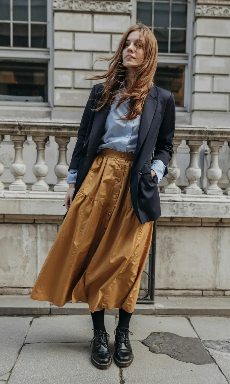 casual skirt outfits 2026 Smart Layers and Unexpected Volume