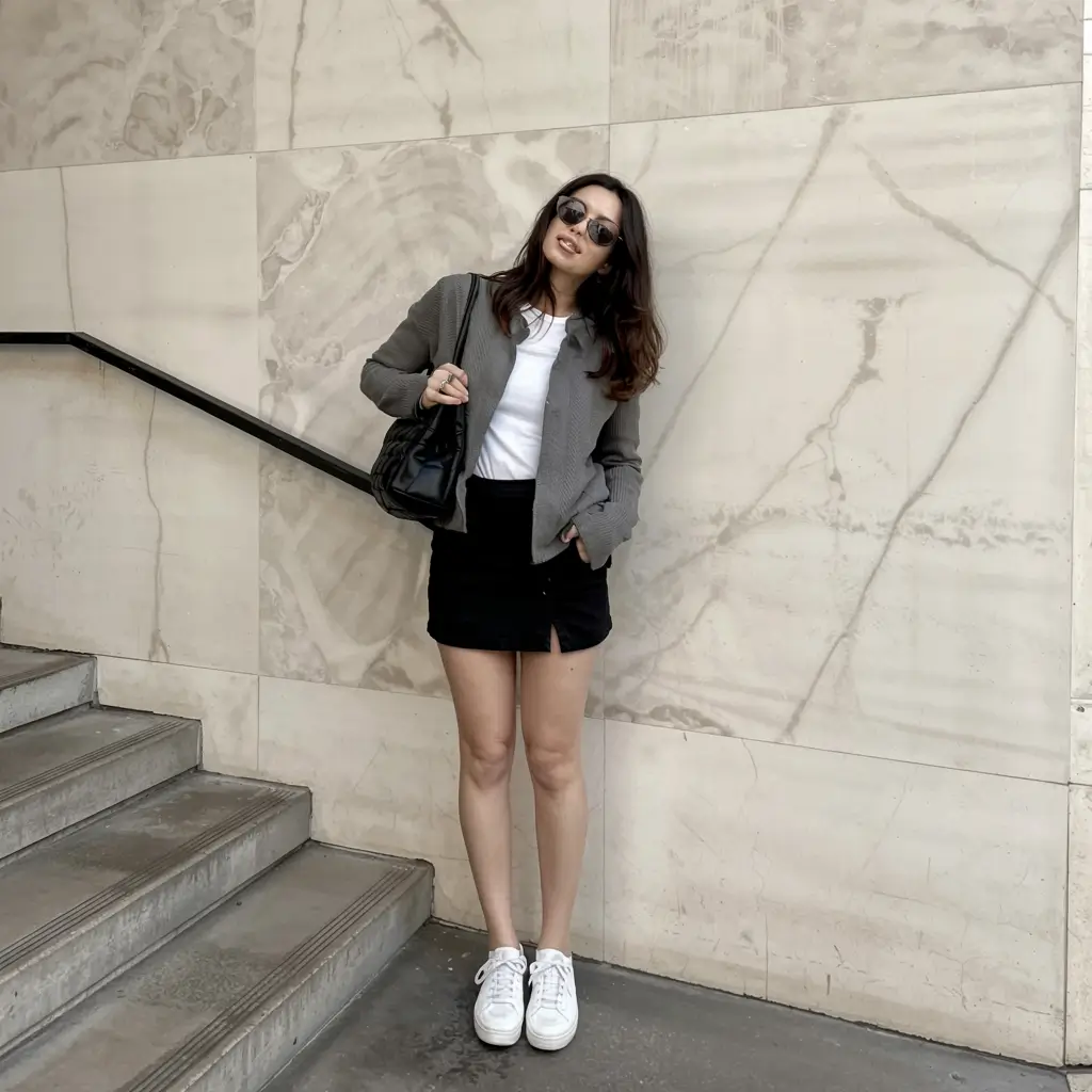 casual skirt outfits 2026 Urban Layers Everyday Cool