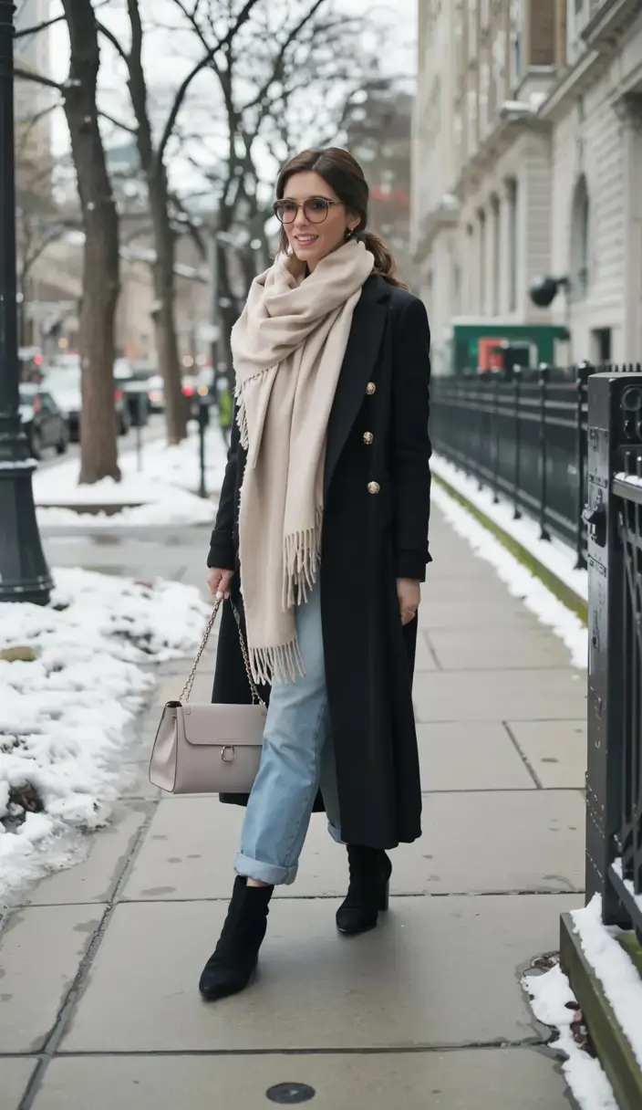 chic cold weather outfits 2026 - Winter Classic with a Twist