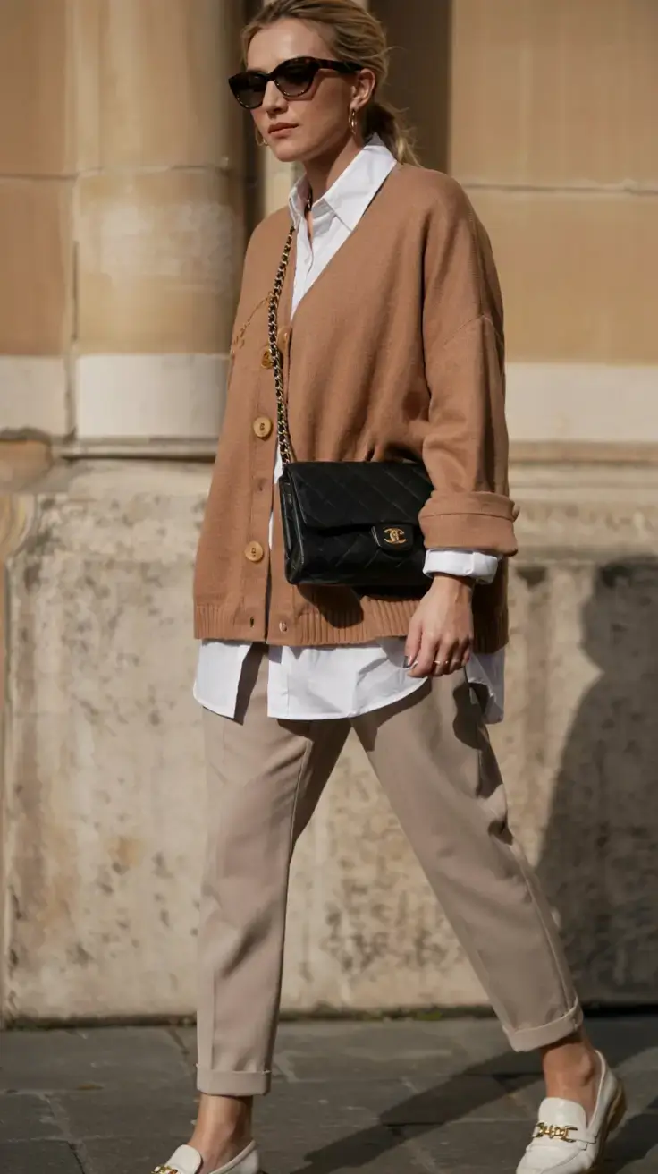 Chic office outfits for work 2026 Beige Layers and Effortless Ease