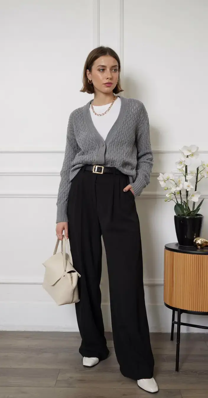 Chic office outfits for work 2026 Soft Neutrals and Quiet Textures