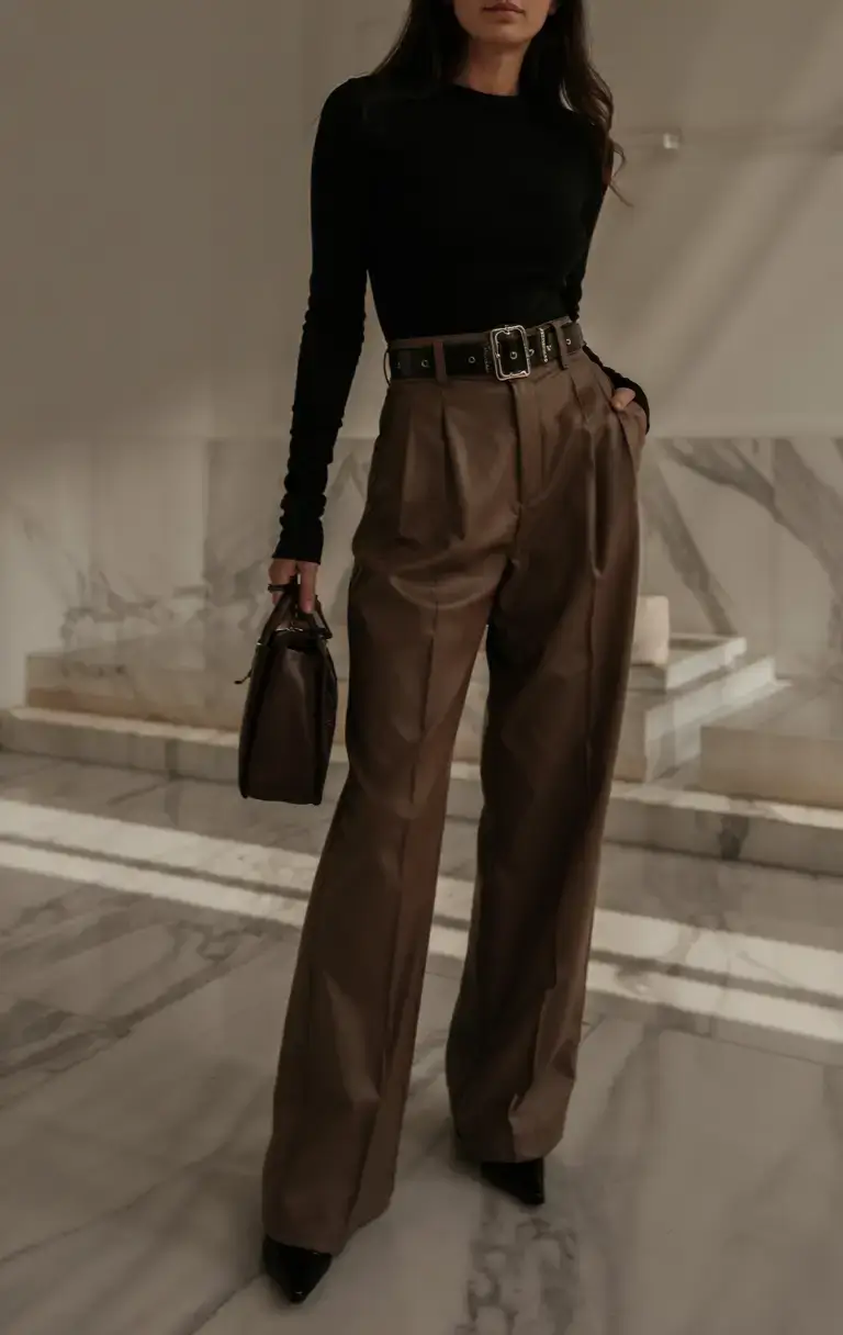 Chic office outfits for work 2026 The Rise of Cocoa and Caramel Tones