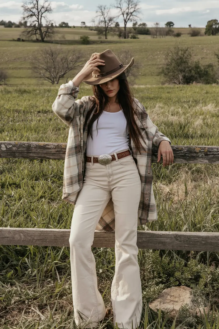 chic rodeo outfits 2026 Pastel Plains and Prairie Calm